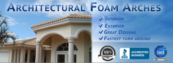 Architectural Foam Arches Florida