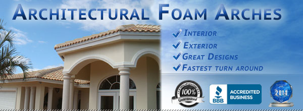 Architectural Foam Arches Florida